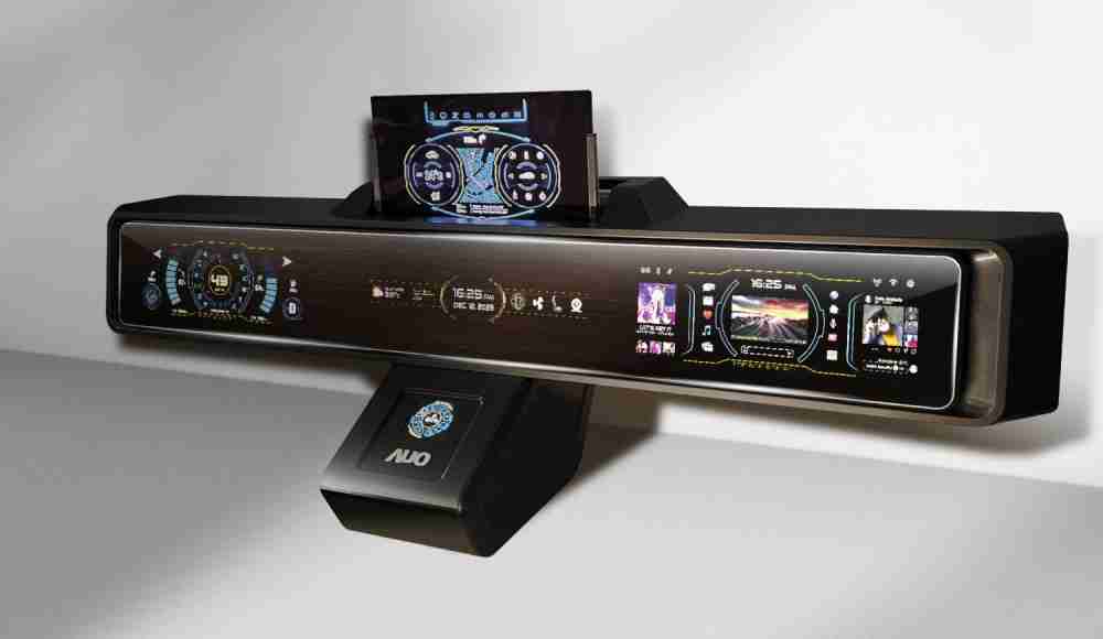 红龙扑克Micro LED沉浸式车舱显示方案结合 可卷式、、可伸缩的Micro LED应用并可呈现不同的质感纹路，，，展现人性化设计