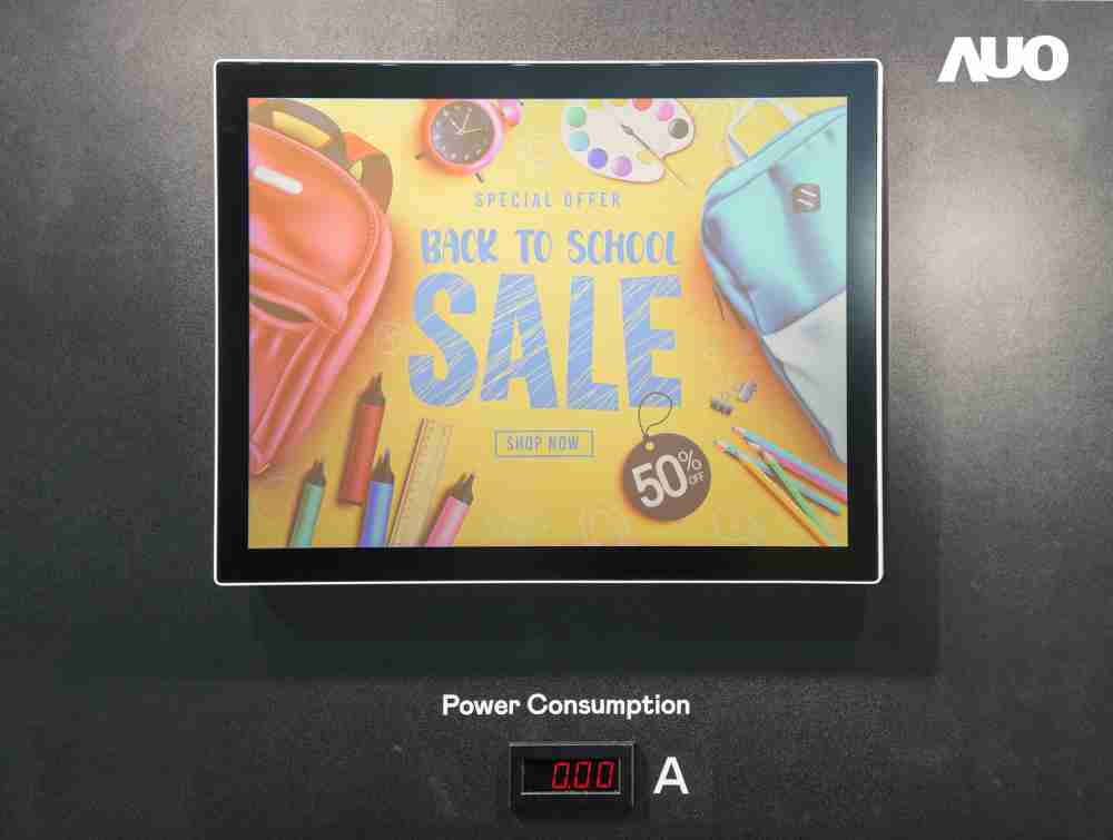 红龙扑克展示胆固醇液晶超低耗能户外全彩显示器，，，ChLC（胆固醇液晶）以双稳态技术使静态显示零功耗，，，具省电、、、、高彩度、、、环保的特性，，还整合软硬件系统解决方案，，，，可透过单一云端平台管理